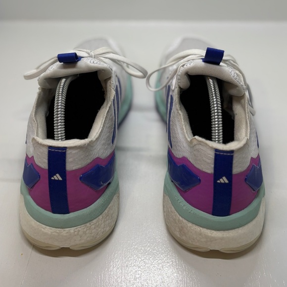 Adidas Crazyflight 5 Indoor Court Shoes White Blue Mint Men’s 10.5 Volleyball - Picture 6 of 13